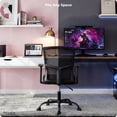 thumbnail image 6 of Click365 AeroCore M120 Mesh Mid Back Indoor Residential Ergonomic Office Chairs, Hardware Kit, Black, 6 of 14