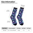 thumbnail image 2 of Balery Skull flower tie dye Calcetas Largas con Estampado para Hombre y Mujer – Suaves y Transpirables, Talla Única (US 5-11), 2 of 6