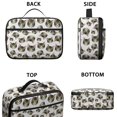 thumbnail image 3 of Green Cat Head White Pattern Insulated Lunch Bag Teens,Bento School Lunch Bag for Teens for Work,Picnic or Travel 10.6x7.7x4.3 Inches,12 Can Capacity, 3 of 6