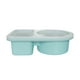 thumbnail image 2 of Contenedor de Salsa de Doble Compartimento de Silicona, Dispensador Portátil de Grado Alimenticio con Tapa, Caja de Almacenamiento de Aperitivos Antifugas 15x9.8x4.2cm, Múltiples Colores, 2 of 6