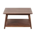 thumbnail image 3 of Pemberly Row Contemporary Solid Acacia Wood Coffee Table in Brown, 3 of 7