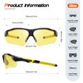 thumbnail image 2 of Gafas de sol FAGUMA TR90 con montura y lentes para visión nocturna no polarizados, 2 of 6