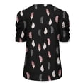 thumbnail image 4 of Fiudx Camisetas para Mujer Mujer Moda Casual Manga Corta Suelta Camiseta Blusa Tops, 4 of 5