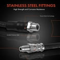 thumbnail image 4 of A-Premium Front Driver or Passenger Brake Hydraulic Hose Compatible with BMW Models - X5 2007-2018, X6 2008-2019 - Replace# 34306887451, 4 of 8