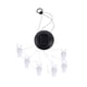 thumbnail image 2 of Campana de viento solar con luces LED que cambian de color | Decoración colgante para jardín exterior | PVC y ABS resistentes a la intemperie | Campana de viento para patio y jardín, 2 of 9