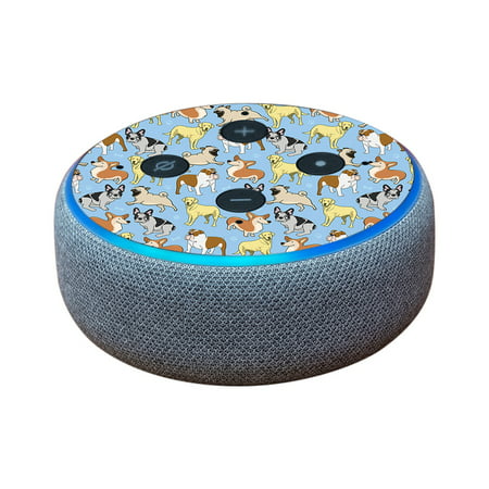 Skin For Amazon Echo Dot (3rd Gen) - Puppy Party | MightySkins Protective, Durable, and Unique Vinyl Decal wrap cover | Easy To Apply, Remove, and Change (Best 3rd Party Candidate)