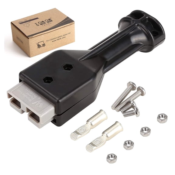 10L0L Golf Cart Battery Charger Connector Kit for 36V EZGO Marathon , Charger Handle with Contact Pins, 18972G1