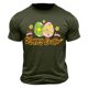 thumbnail image 1 of Camisa Casual de Cuello de la Tripulación de la Impresión de Pascua de Manga Corta de Verano Top Ligero de Poliéster para los Hombres, Camiseta de Manga Corta para el Uso Diario de Primavera Verano, 1 of 9