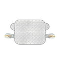 thumbnail image 2 of Tgbvmt Large Windshield Snow Cover Universal Car Window Protector for Snow Ice Frost All-Weather Protection Includes Rear View Mirror Covers Easy Installation for Winter Use, 2 of 8