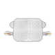 thumbnail image 2 of Cubierta de nieve grande para parabrisas de coche | Protección contra la nieve, el hielo y el sol | Ajuste universal con correas laterales y cubiertas para espejos | Lámina de aluminio PEVA de alta, 2 of 8