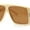 Ivory - Brown, variant on Stylish Mens Bold Squared Rectangle Flat Top Racer Plastic Sunglasses Black - Yellow