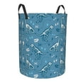 thumbnail image 2 of Xecao Dinosaur Skull Print Laundry Hamper Basket,designed for Blanket Storage and Nursery Clothes in the Bedroom, 2 of 8