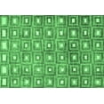 thumbnail image 1 of Ahgly Company Indoor Rectangle Abstract Emerald Green Contemporary Area Rugs, 3' x 5', 1 of 4