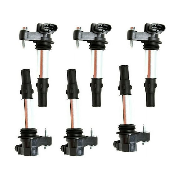 Ignition Coil Kit - 6-Piece - Compatible with 2009 Chevy Traverse