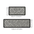 thumbnail image 3 of Diatomaceous Earth Absorbent Mat, 2 Pack Water and Oil Absorbing Quick Dry Non Slip Kitchen Bathroom Entryway Rug, Multicolor, 16x24 and 16x47 Inch, 3 of 7