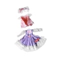 thumbnail image 3 of Falda de muñeca para niña de 12 pulgadas, ropa de moda para muñeca de simulación, tela suave, vestido informal para muñeca de todos los días, vestido Estilo C, 3 of 8