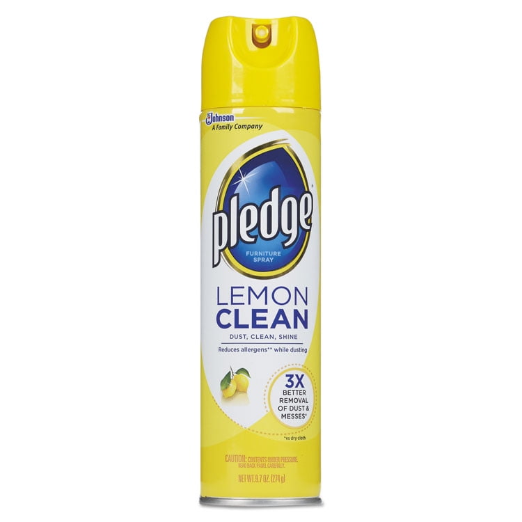 Pledge Furniture Polish 9.7oz. 12/CT Lemon Scent 671301