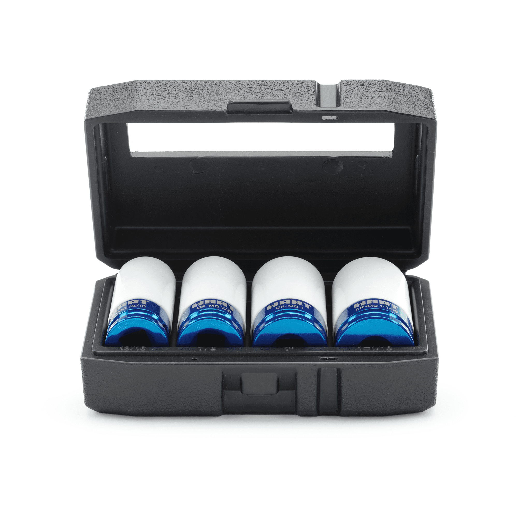 HART 1/2-inch Non-Marring Impact Socket Set (4-Piece), Metric Sockets