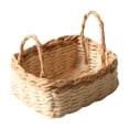 thumbnail image 4 of 1/12 Canasta de picnic de accesorios de casa de muñecas en miniatura con canasta de almacenamiento de casa de muñecas de mango para la escena de la bajo, 4 of 8