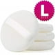 thumbnail image 2 of Limited time discount!Powder Puff Large Velour Body Makeup Puffs With Satin Ribbon, 4 Inch 3 Pcs, 2 of 6