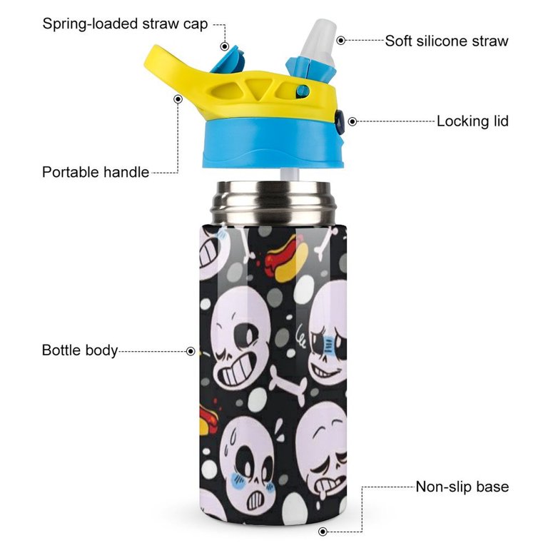 Undertale Sans Stainless Steel Insulated Water Cup for Boys Girls