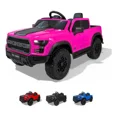 thumbnail image 1 of Carro Montable Eléctrico Niño Camioneta Pickup Con Control Rosa, 1 of 5