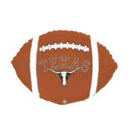 18" UNIVERSITY OF TEXAS Longhorns Football Balloon • Party Supplies Decorations Foil Mylar Balloon