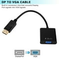 thumbnail image 4 of Cable adaptador de transmisión de señal de vídeo DisplayPort DP a VGA de 25 cm y 1080P, 4 of 12