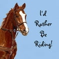 thumbnail image 3 of CafePress - Id Rather Be Riding! Horse Light T Shirt - Men's Classic Graphic T-Shirt, 3 of 4