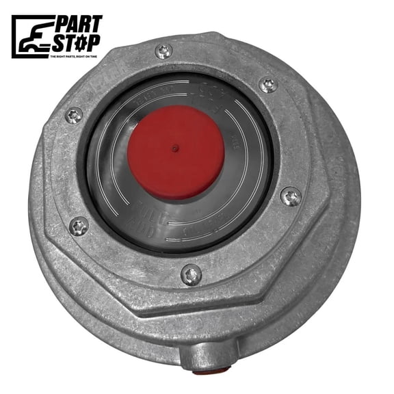 PartStop 3434075 Aluminum Screw-On Hub Cap – Fits Steer and Trailer Axle Applications