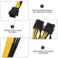 thumbnail image 2 of Milisten 10Pcs Oxygen-free Copper Graphics Cards Extension Cable for PC Builders, 2 of 8