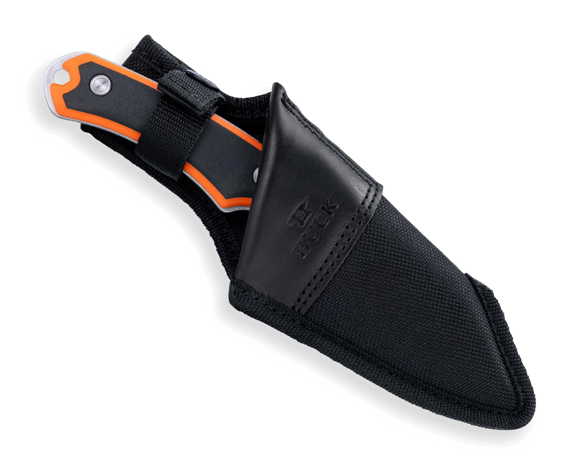 Buck Knives 664 Alpha Hunter Select Fixed Blade Hunting Knife with Guthook, Orange