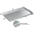 thumbnail image 2 of Stainless Steel Flat Top Gas Grill Griddle for Blackstone 4 Burner Propane Fueled Grill Front Grease Management System - 36 Inches, 2 of 7