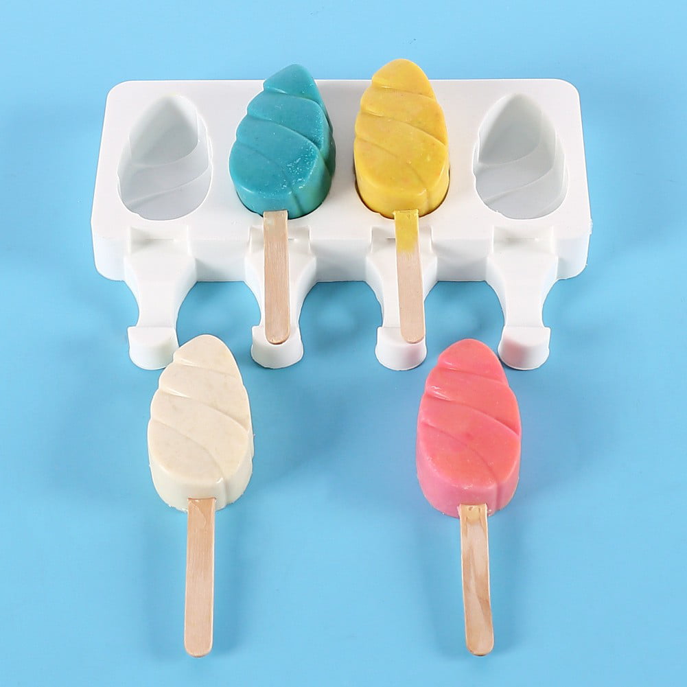 Kitchen Craft  Ice Lolly Lollypop Moulds Maker Set Of 4 