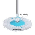 thumbnail image 5 of Spinning Mop Pole Handle Replacement 360° Rotating Cleaning Tool with 2 Mop Heads,Suit for Press-Type Buckets, 5 of 7