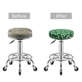 thumbnail image 3 of green pi Symbol Print Round Bar Stool Seat Covers, Elastic Round Chair Cover Stool Seat Slipcover Bar Stool Cushions Round Pad for 12-14 inch, 3 of 5