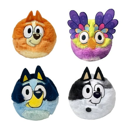 TY Beanie Bouncers - SET of 4 BLUEY (Bingo, Muffin, Chattermax  ) (3 in)