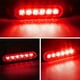 thumbnail image 4 of Luces laterales de lente LED oso de fresa para camión 3 piezas rojas 12-24 V, 4 of 5