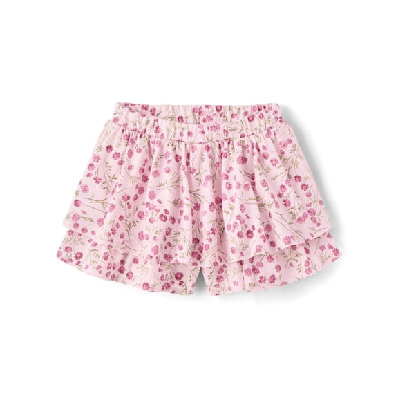 The Children's Place Toddler Girls Floral Tiered Ruffle Skort, Sizes 12M-5T