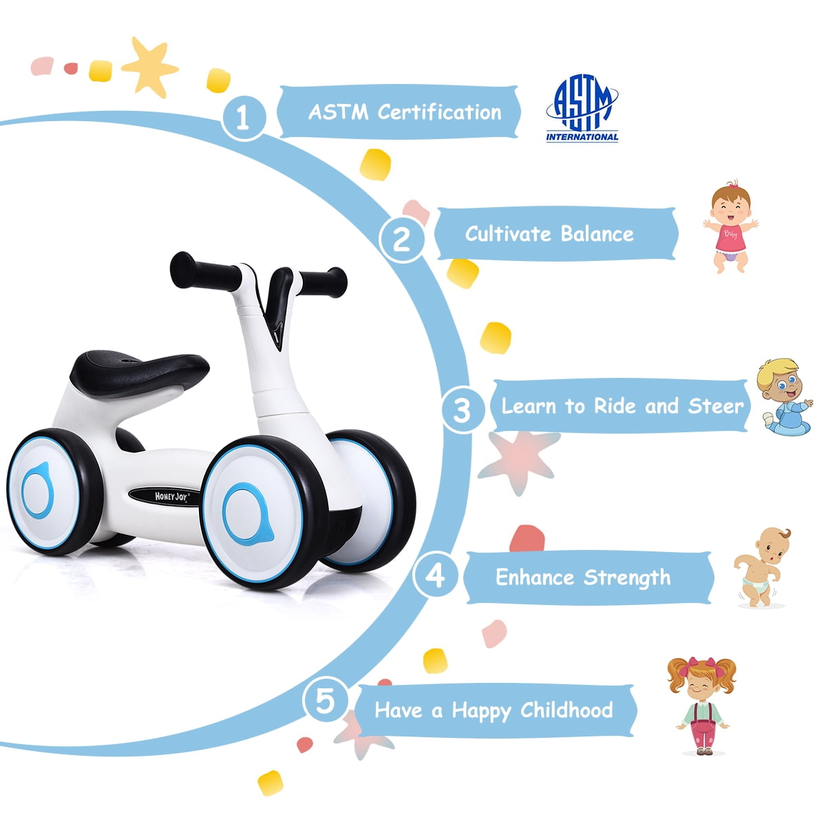 honey joy balance bike