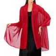 thumbnail image 1 of Chal de gasa para mujer - Talla grande, 30 colores - Perfecto para bodas, vestidos de noche, pareos de playa y viajes, 1 of 4