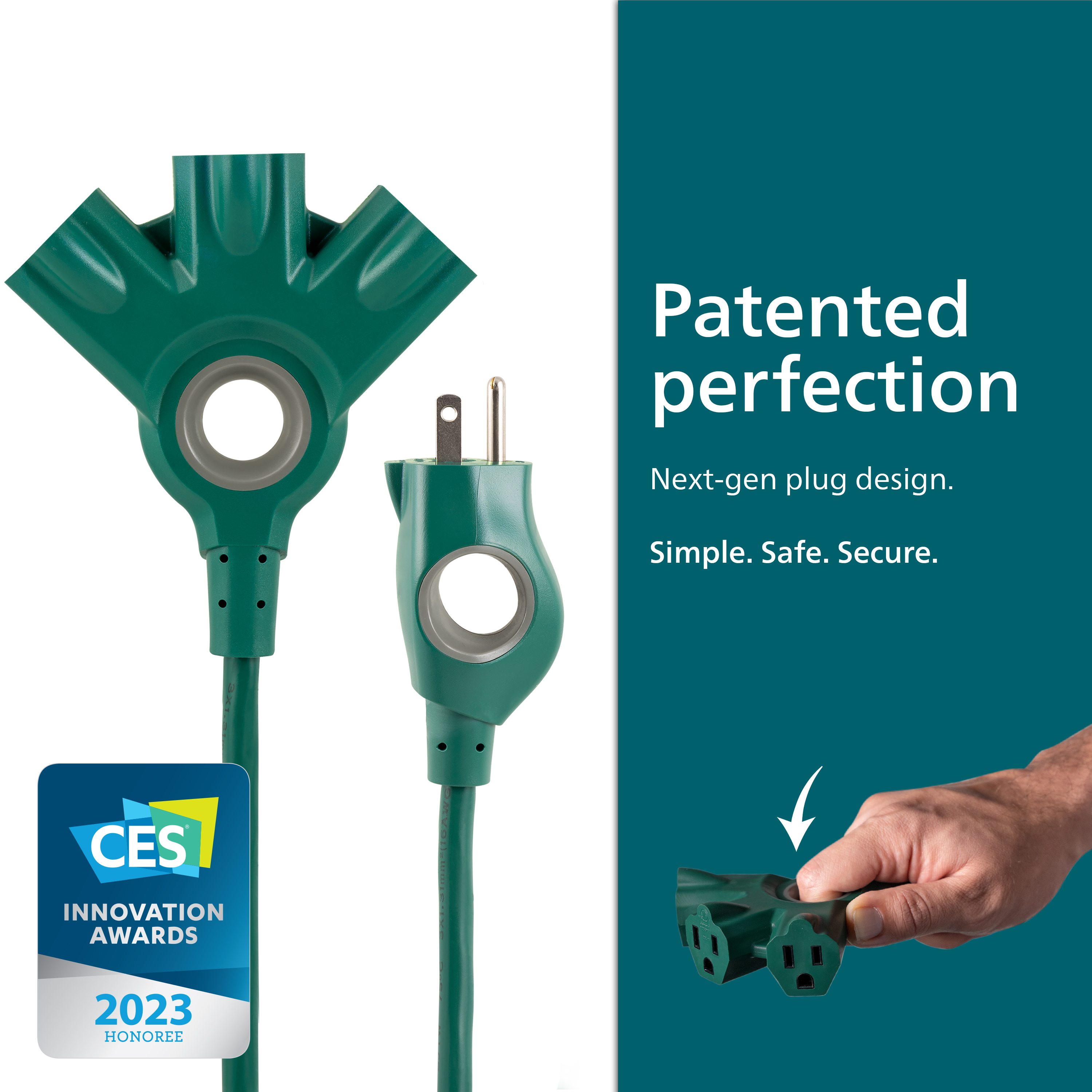 Philips EZGrip 50 Ft Green Outdoor Extension Cord photo 4