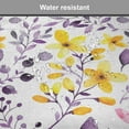 thumbnail image 7 of Flower Chair Seating Cushion, Pattern with Flowers and Leaves ling Foliage Spring Rural Print, Soft Seat Pads for Office with Anti-slip Backing, 16"x16", Yellow Purple White, by Ambesonne, 7 of 7