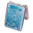thumbnail image 1 of Espejo de Maquillaje para Mujer, Espejo Redondo/cuadrado Creativo Que Fluye, Espejo de Maquillaje Compacto para Bolso de Viaje, Espejo de Aumento Pleg Cuadrado azul Fernando Espejo de maquillaje compacto de viaje, 1 of 8