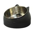 thumbnail image 1 of Bol en Acier Inoxydable pour Chat Aliment de Base pour Chiot Aliment pour Chat Mangeoire d'Eau Potable, 1 of 8