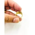 thumbnail image 6 of 14K Yellow Solid Gold Mens Eagle Ring #10 Anillo de Aguila en Oro Two Tone Ring 6.28g, 6 of 8