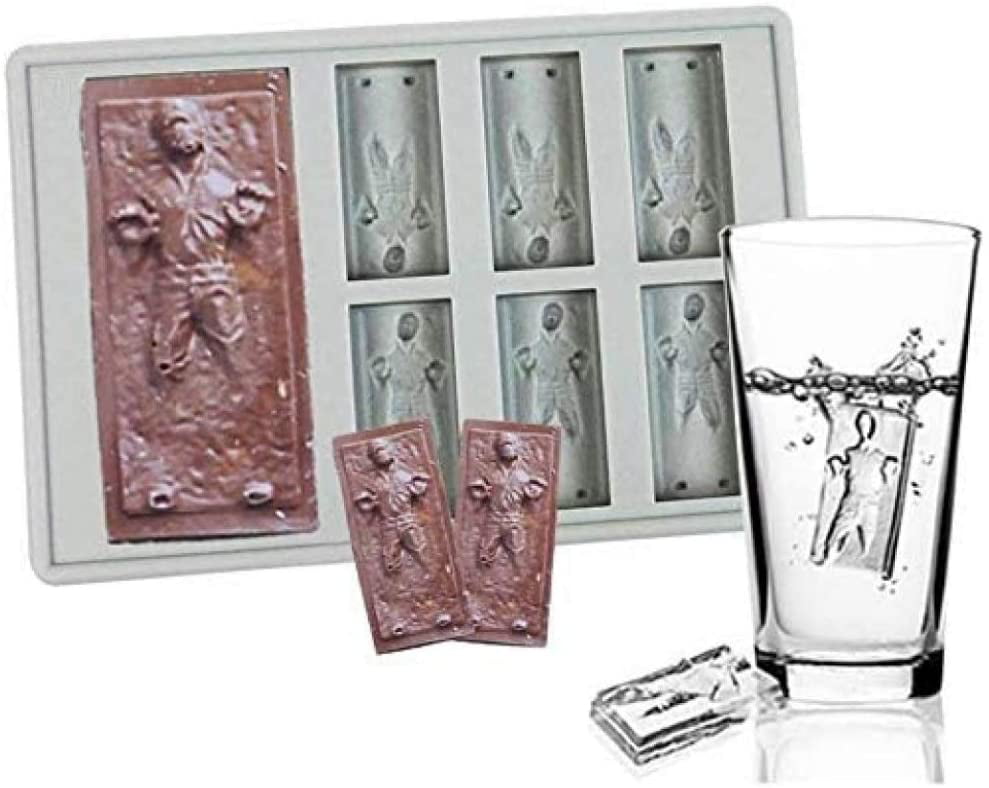 Han Solo Ice Tray Star Wars Cocktail Ice Cube Silicone Jelly Chocolate Mould New