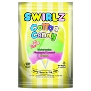 Tropical Swirlz Cotton Candy, 3.1 oz, 12 Ct