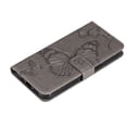 thumbnail image 7 of TECH CIRCLE Cute Embossed Butterfly PU Leather Phone Case for iPhone 17 Air (6.5") - PU Leather Protective Lightweight Flip Wallet Case with Wrist Strap, Stand Feature, Gray, 7 of 7