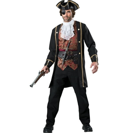 Mens Pirate Captain Peter Pan Hook Jack Sparrow Halloween Costume